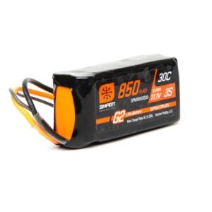 Spektrum Accessories 11.1V 850mAh 3S 30C Smart G2 LiPo Battery: IC2